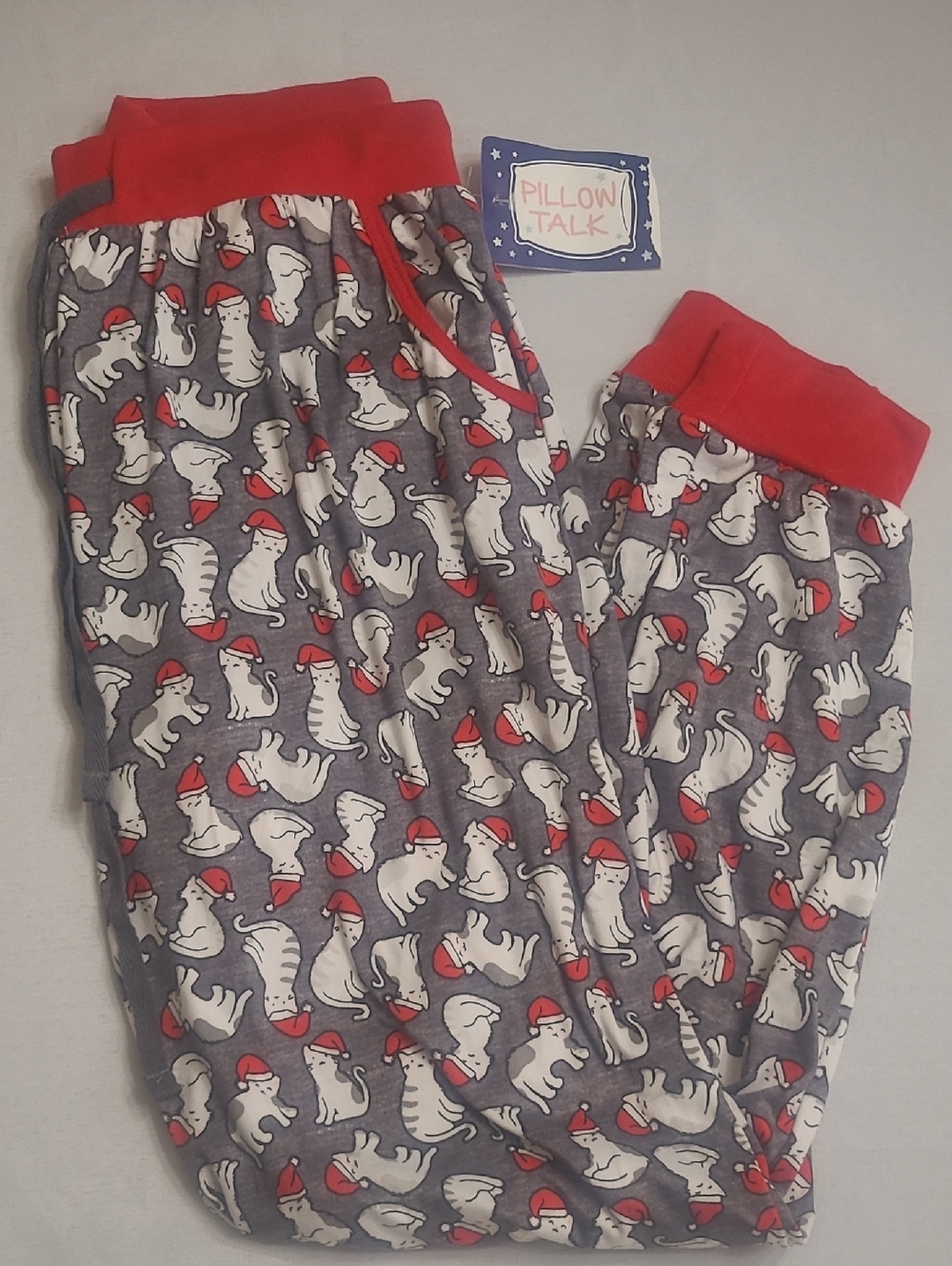 NWT. Pillow Talk Christmas Kitty PJ Pants.  Medium